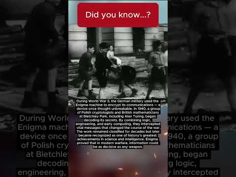 The Enigma Code – How Mathematics Helped Win the War