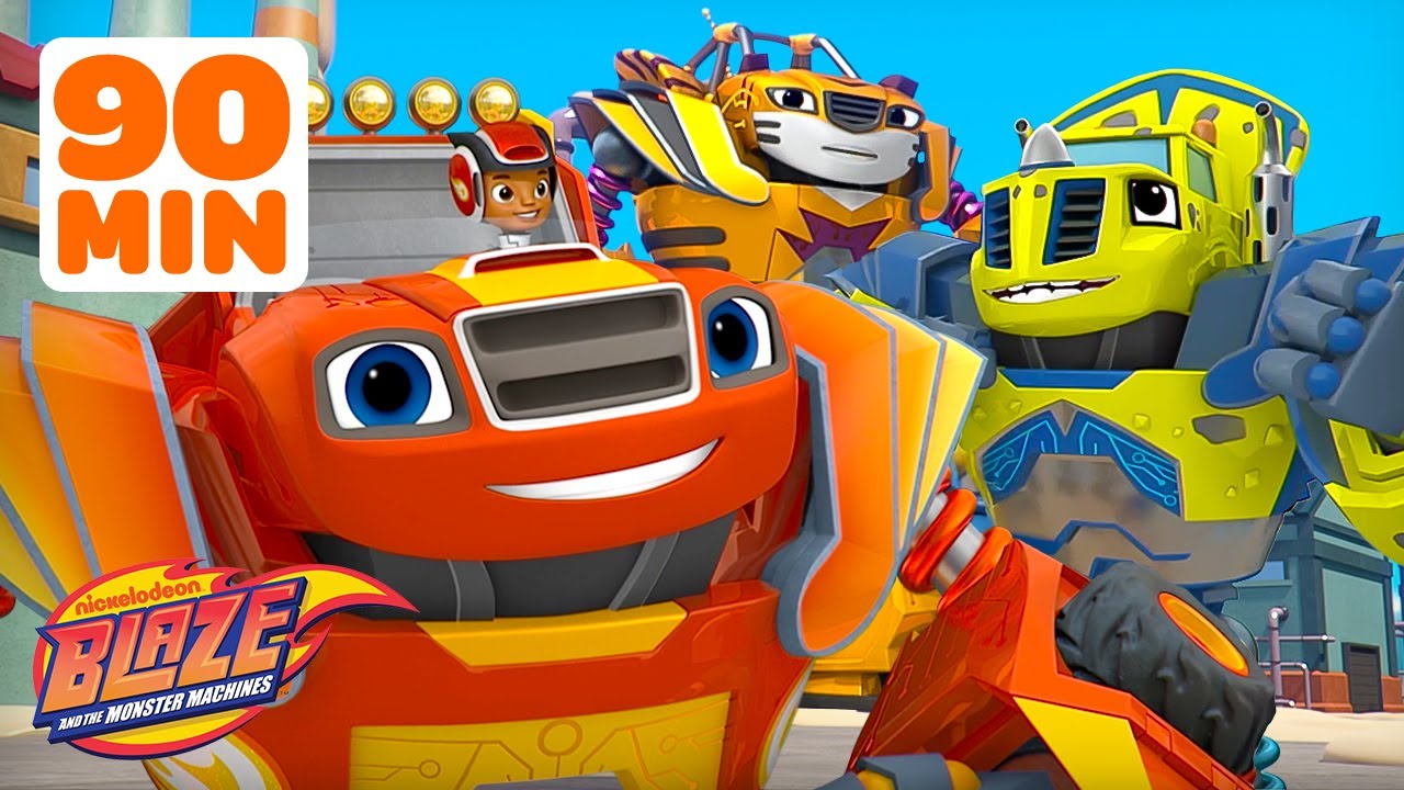 Epic Blaze & Friends Transformation & Rescue Missions 🚒 | Blaze and the Monster Machines