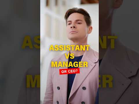 OR MANAGER VS CEO? #goodshort