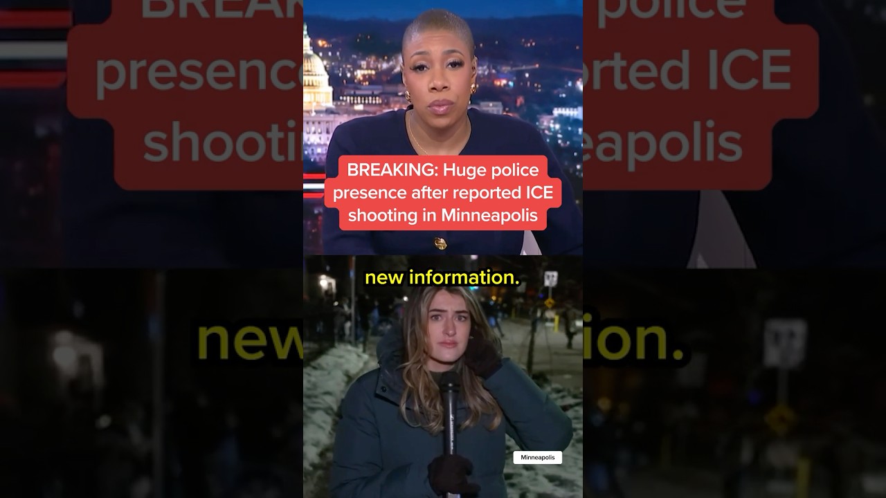 BREAKING: Huge police presence after reported ICE shooting in Minneapolis