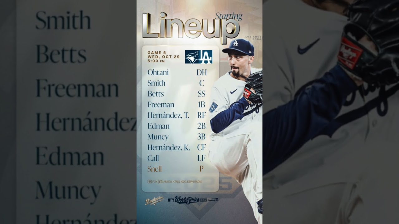 Exciting World Series Game 5 Showdown! ⚾️ Dodgers Take Center Stage