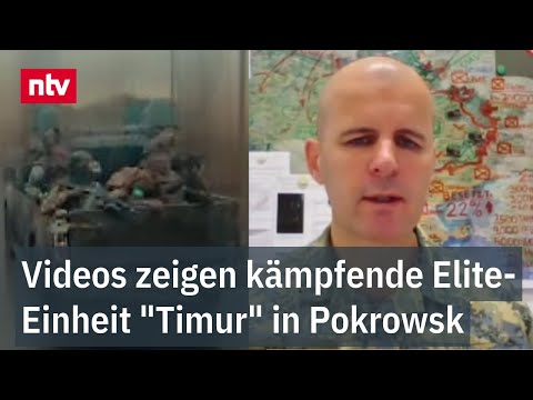 Videos zeigen kämpfende Elite-Einheit "Timur" in Pokrowsk - Ukraine setzt viel auf eine Karte | ntv