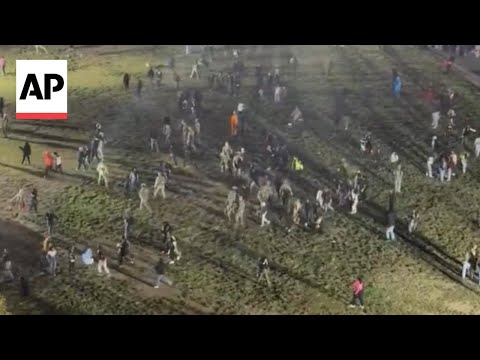 Police and National Guard clear Halloween crowd gathered in Washington