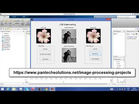 Matlab code for LSB Watermarking