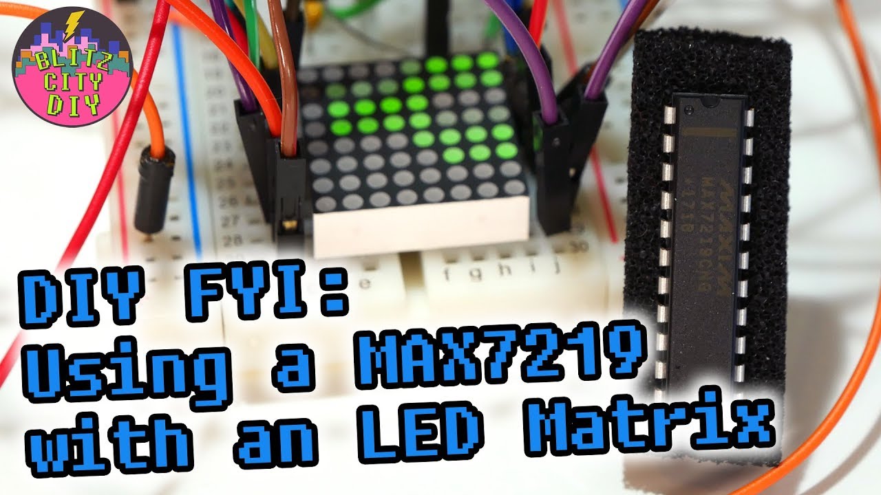 DIY LED Matrix Control with MAX7219 ๐ก