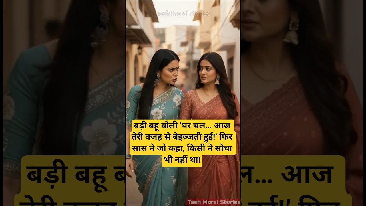 बड़ी बहू का गुस्सा और सास का अप्रत्याशित जवाब 😲