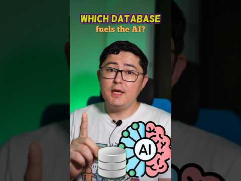 Which database fuels the AI? #ai #databasesystems #chatgpt