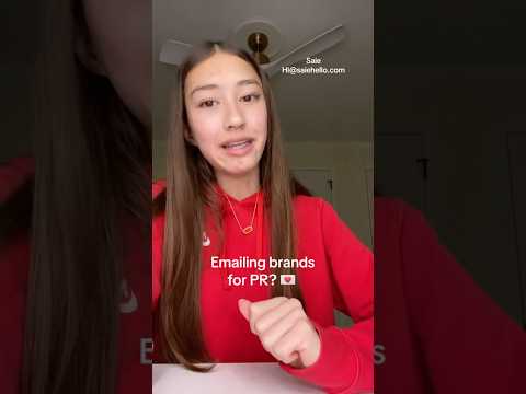 Emailing brands for PR š #pr #emailing #fypage #microinfluencer