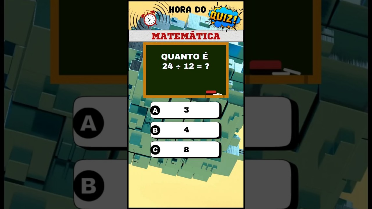 Desafie Seus Conhecimentos em Matemática! 🧠 Teste suas Habilidades com Perguntas Divertidas