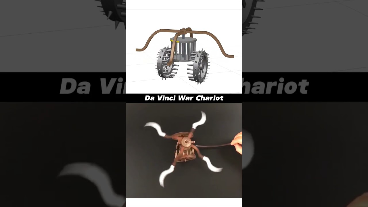 Da Vinci War Chariot: Ingenious Invention 🚗