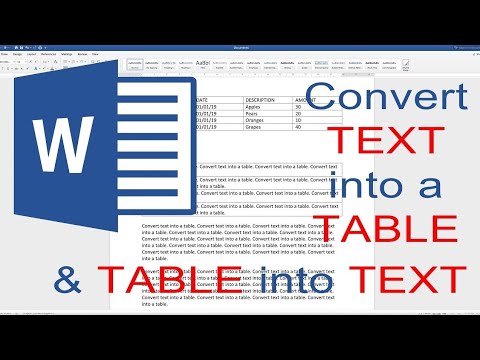 Quick Shortcut to Convert Text to Table in Word ๐