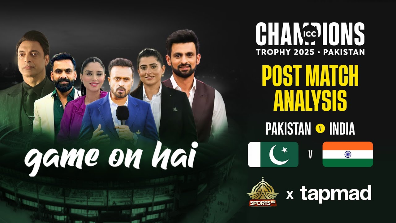 Game On Hai | Pakistan vs India Post-Match Analysis – Rivalry Revealed! 🇵🇰🇮🇳