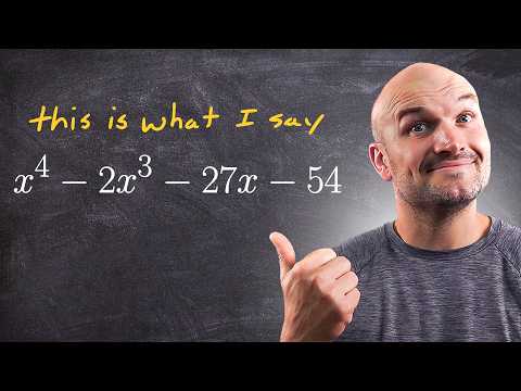 Follow this tip when factoring by grouping