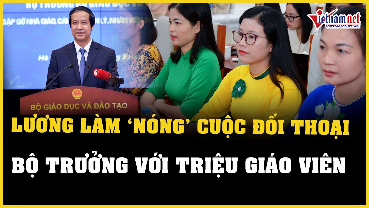 Lương Giáo Viên Nổi Bật Trong Cuộc Gặp Gỡ Bộ Trưởng Giáo Dục và Triệu Nhà Giáo 🇻🇳