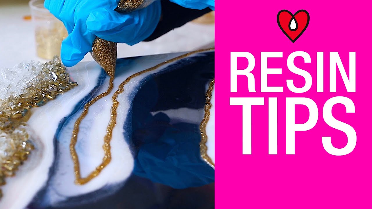 4 Quick Resin Geode Art Tips
