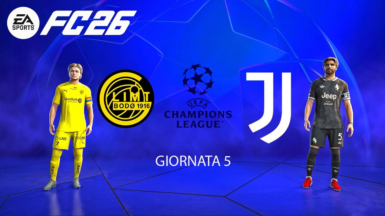 FC 26 Juventus Aims for First Win vs Bodø/Glimt in UCL 2025/26