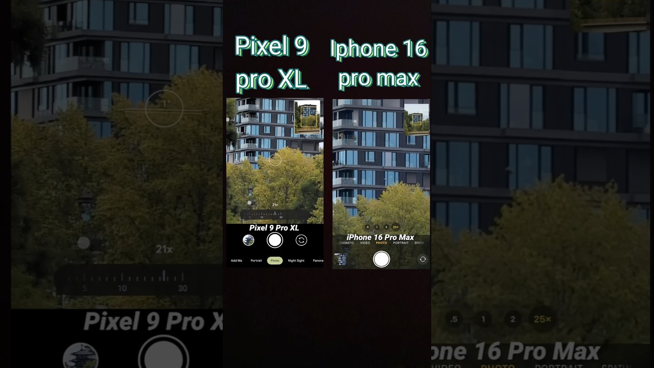 iPhone 16 Pro Max vs Pixel 9 Pro XL Zoom Test 📱