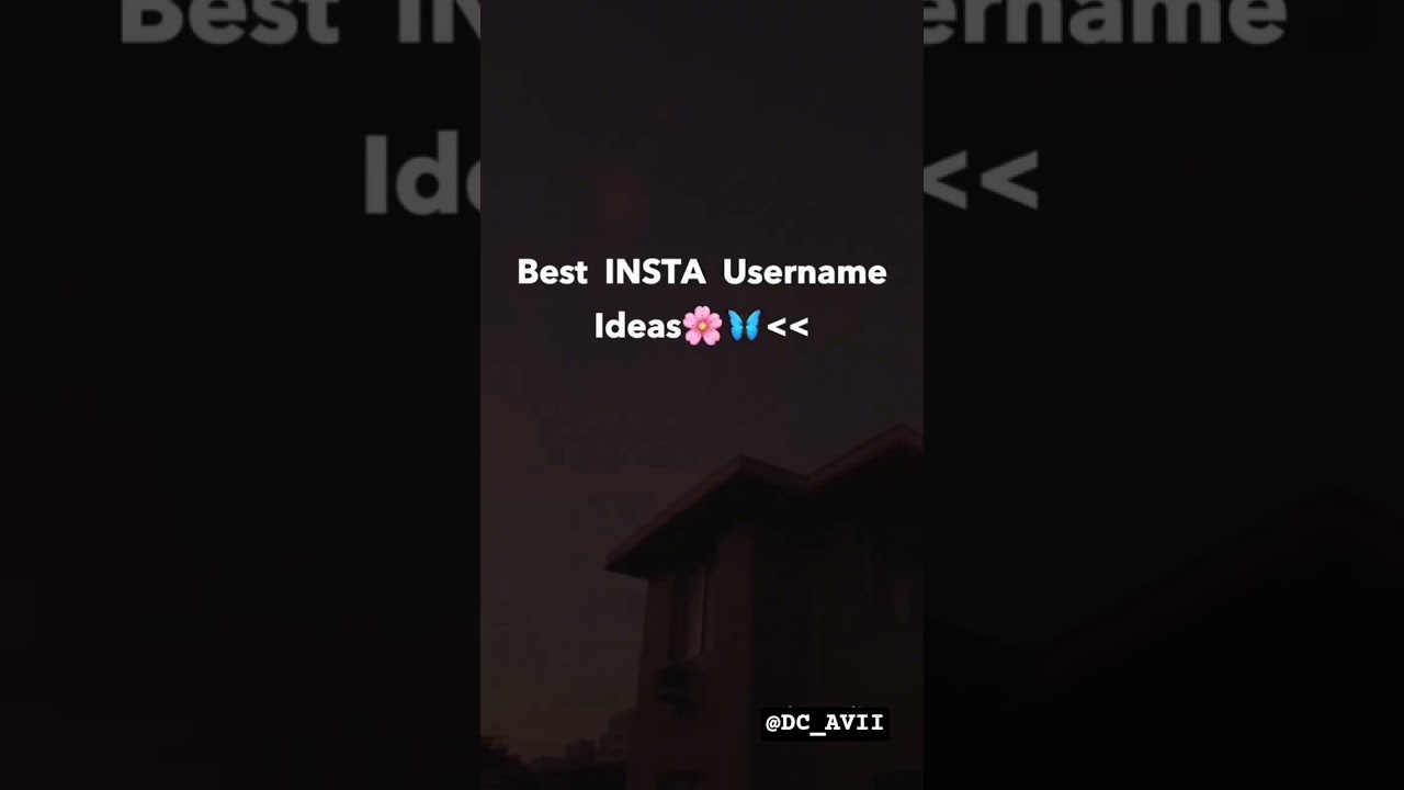 Top Insta Username Ideas 🦋