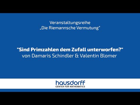 Vortrag "Sind Primzahlen dem Zufall unterworfen?"
