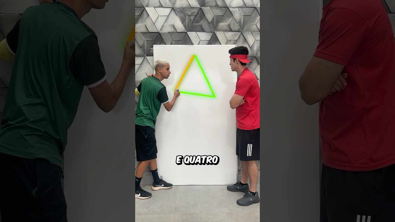 DESAFIO DO TRIÂNGULO! #shorts