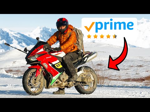 Driving Amazons CHEAPEST Crotch Rocket Across the Arctic