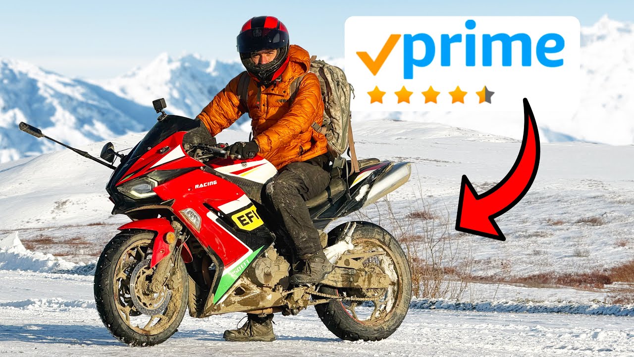 Amazon's Cheapest Motorcycles Cross Arctic ๐