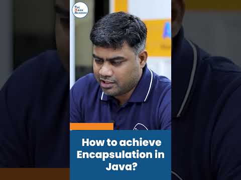 Java Interview Question | How To Achieve Encapsulation In Java? | #shorts #kiransir #java