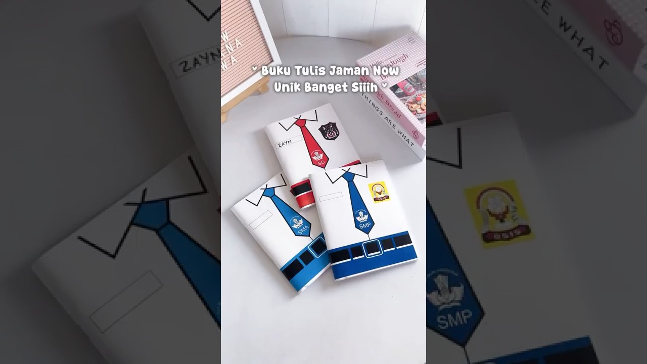 Buku Tulis Seragam Sekolah 📚 #Shorts