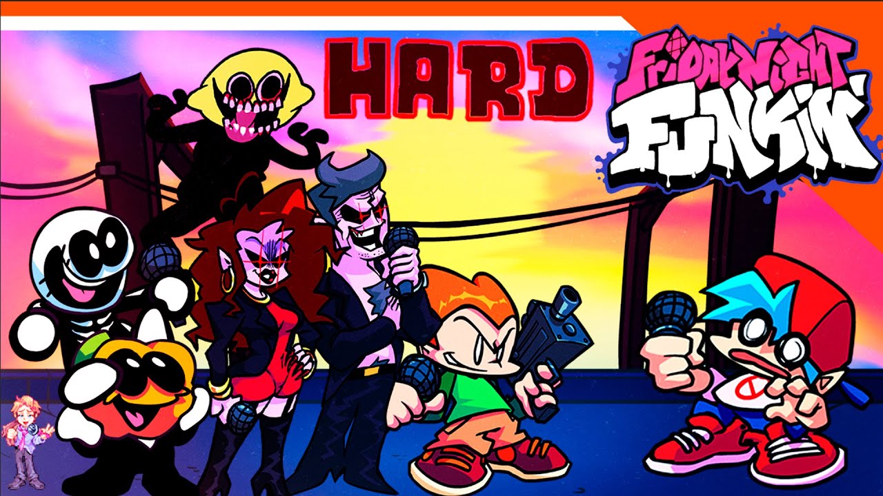 Прохождение Friday Night Funkin' на хард: все боссы 🎶