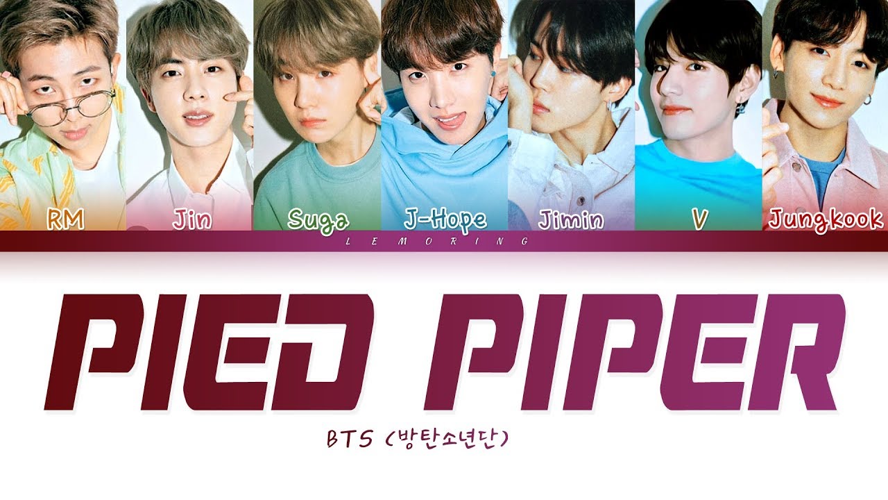 BTS Pied Piper Lyrics (Color Coded) 🎶