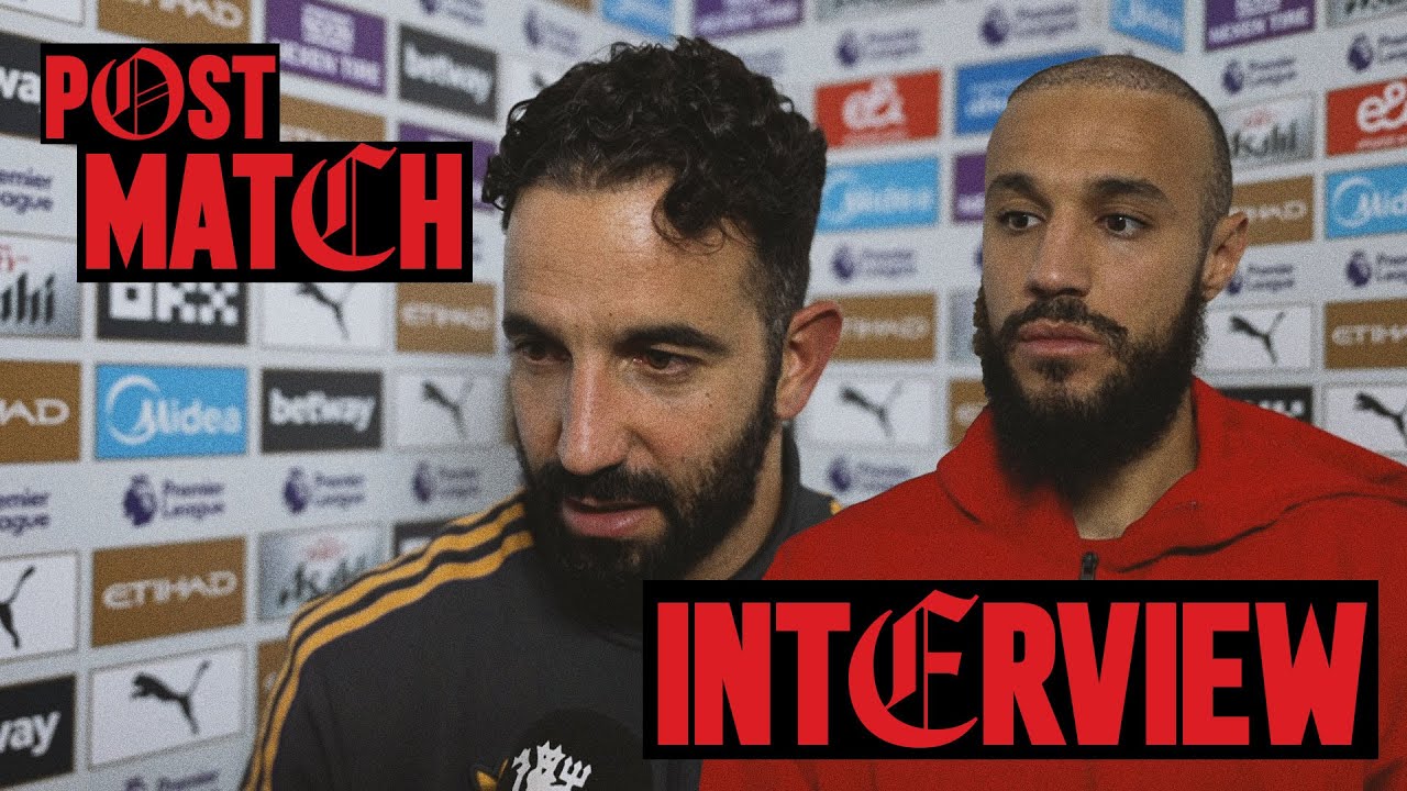 Ruben Amorim & Nous Mazraoui React to Manchester City Loss ⚽