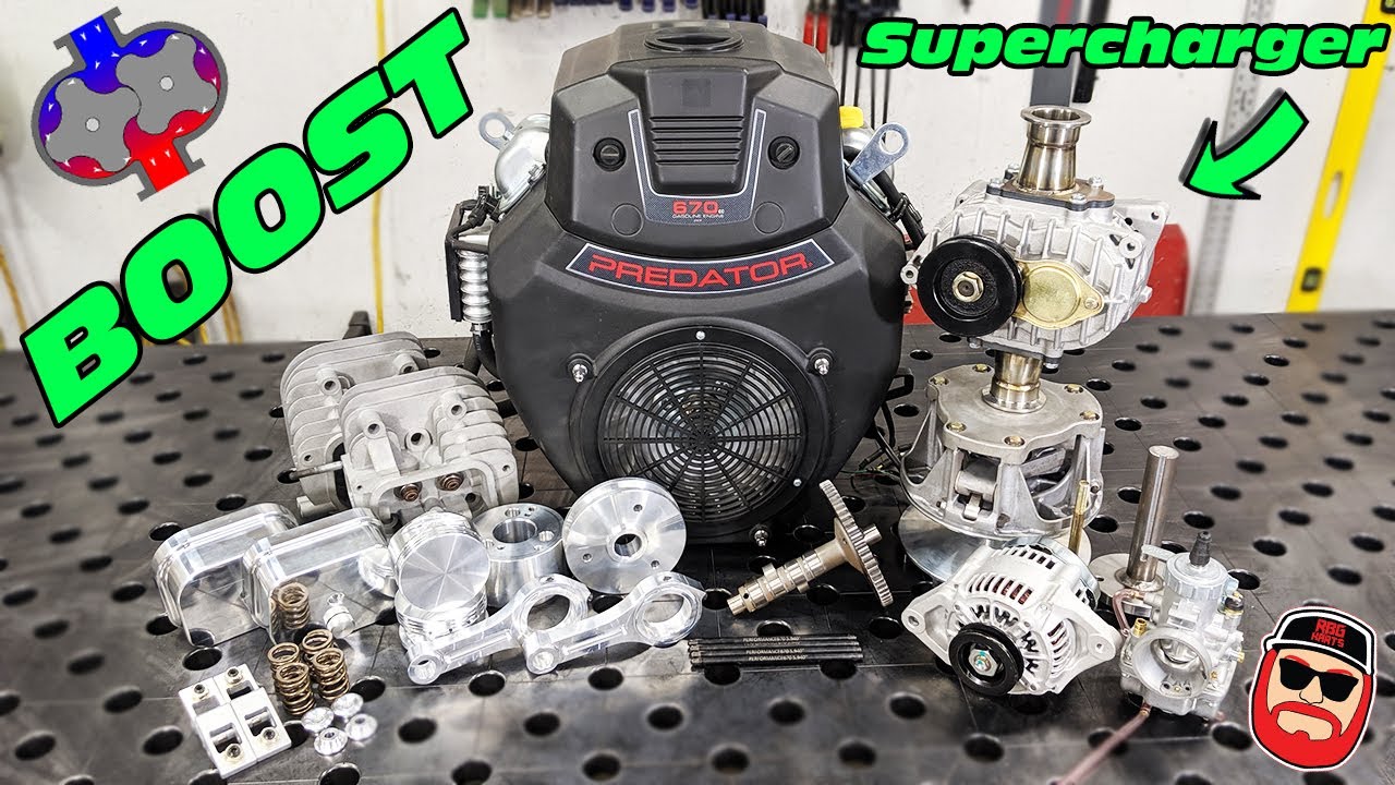 70HP Supercharged Predator 670cc V Twin Build 🚗