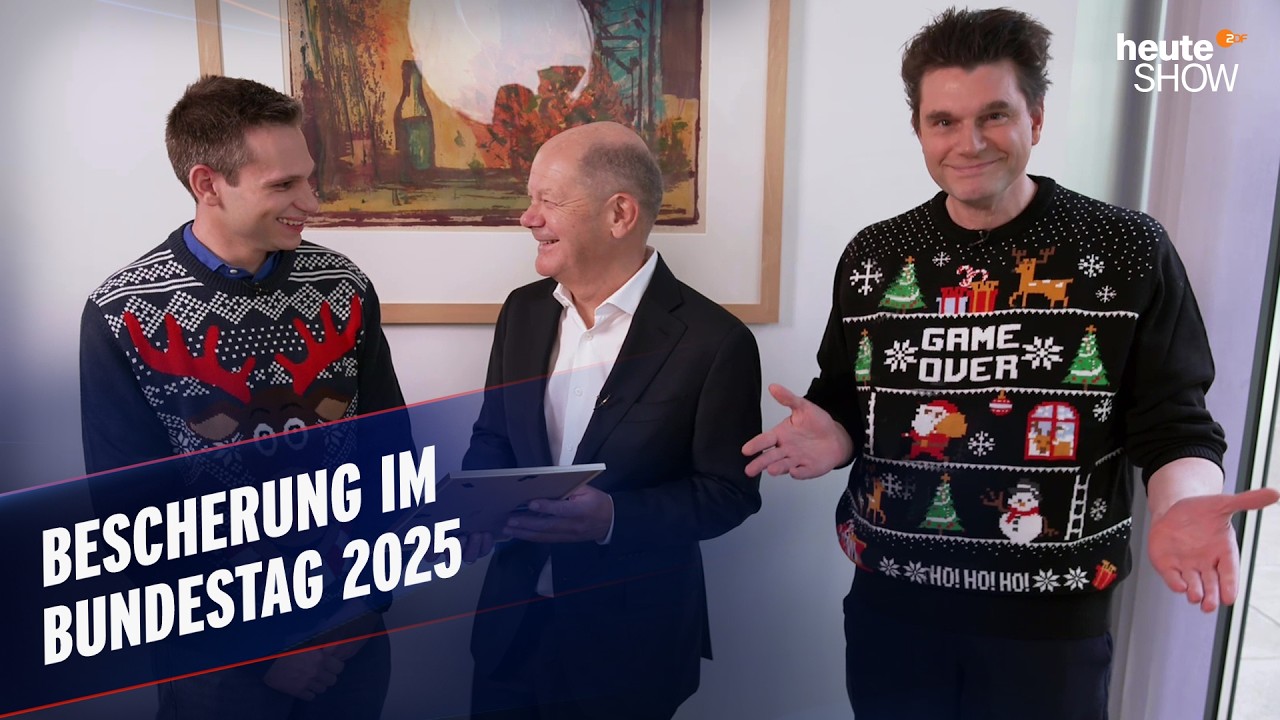 Lutz & Fabian verteilen 2025 Geschenke im Bundestag 🎁