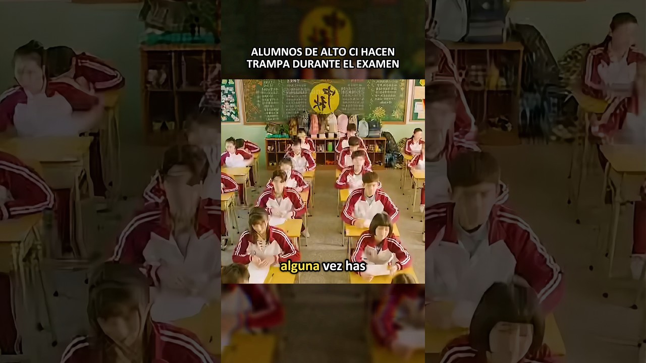 Alumnos con alto CI hacen trampa en examen 📝