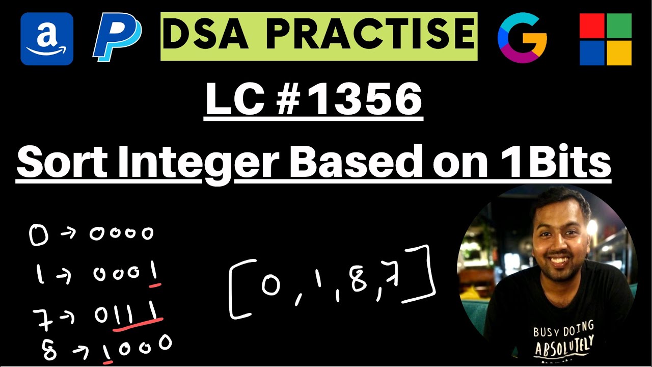 LC: 1356 | Sort Integers by the number of 1 Bits