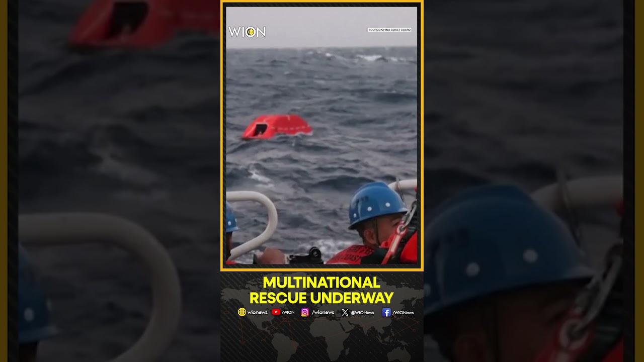 China Coast Guard Releases Photos of Scarborough Shoal Cargo Ship Rescue | WION