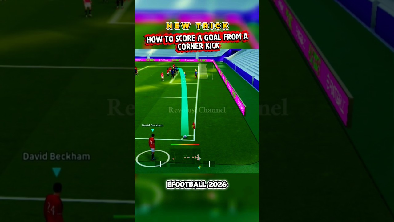 New Corner Kick Trick to Score! ⚽