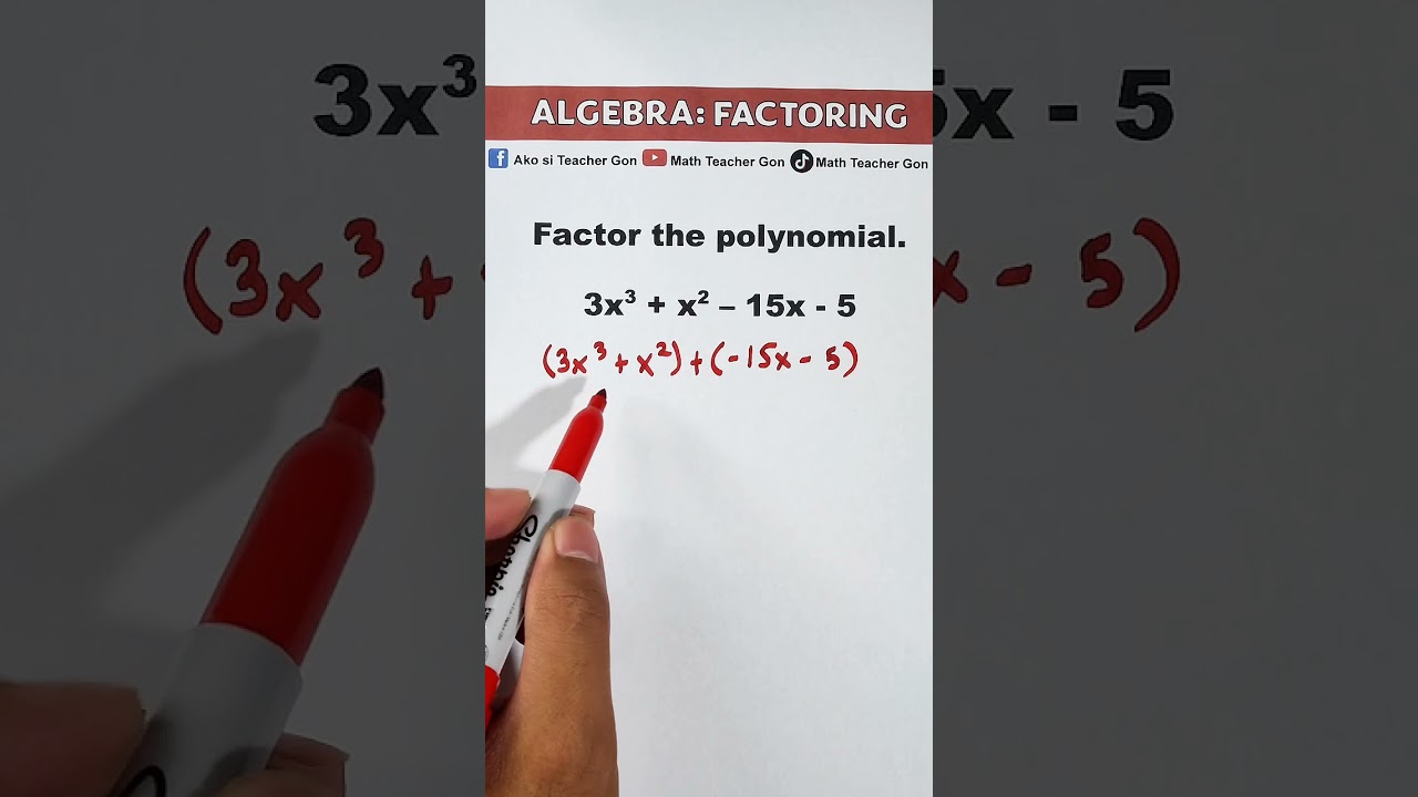 Factoring Polynomials by Grouping