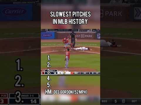 SLOWEST PITCHES in MLB history!