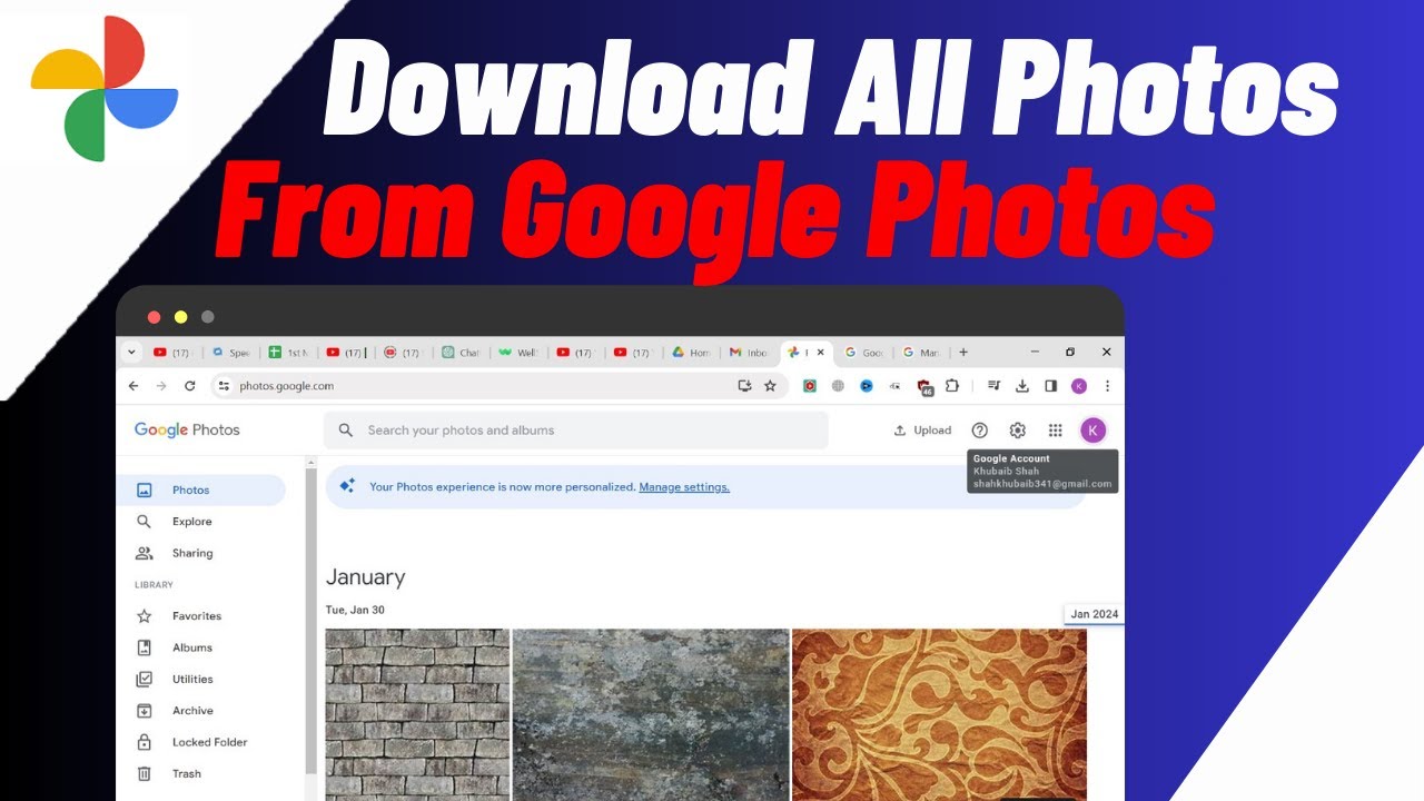 Download All Google Photos to Your PC π₯