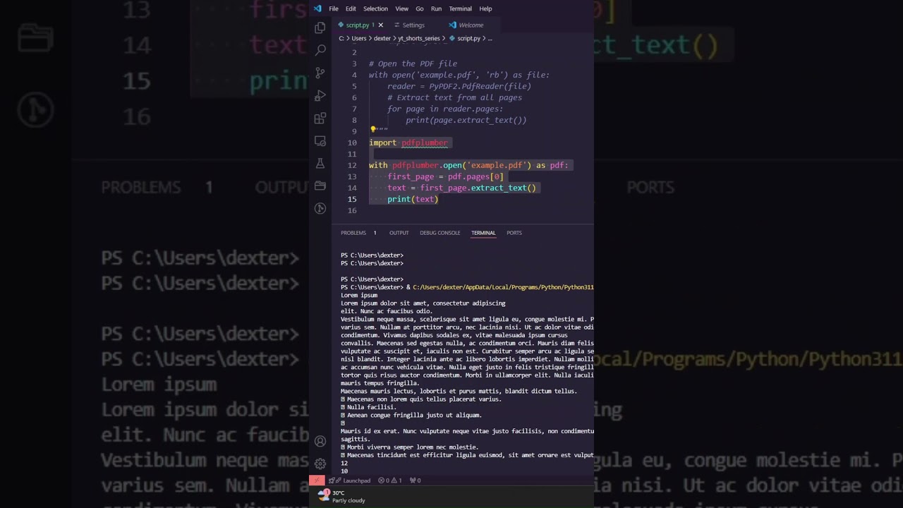 Automate PDF Text Extraction with Python in 60 Seconds