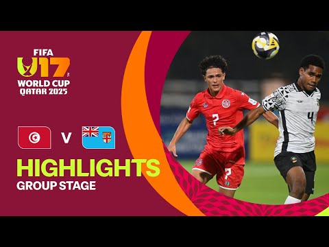 Tunisia vs Fiji Highlights | FIFA U-17 World Cup Qatar 2025