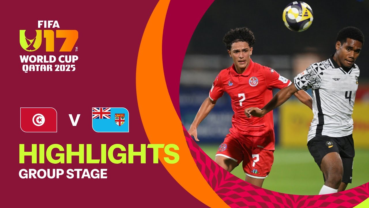 Exciting Highlights: Tunisia vs Fiji | FIFA U-17 World Cup Qatar 2025