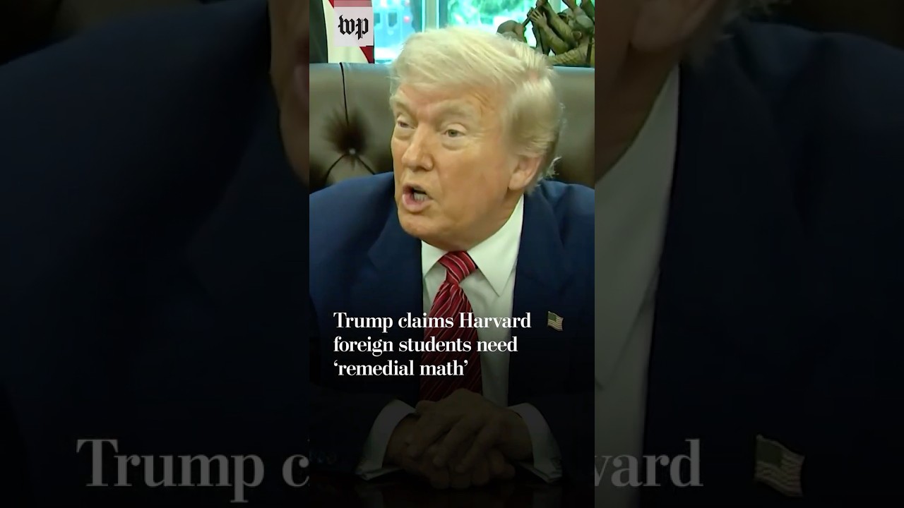 Trump Criticizes Harvard's Admission of International Students