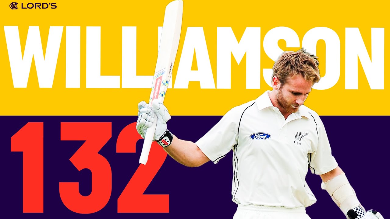 Kane Williamson's 132 at Lord's (2015) 🏏
