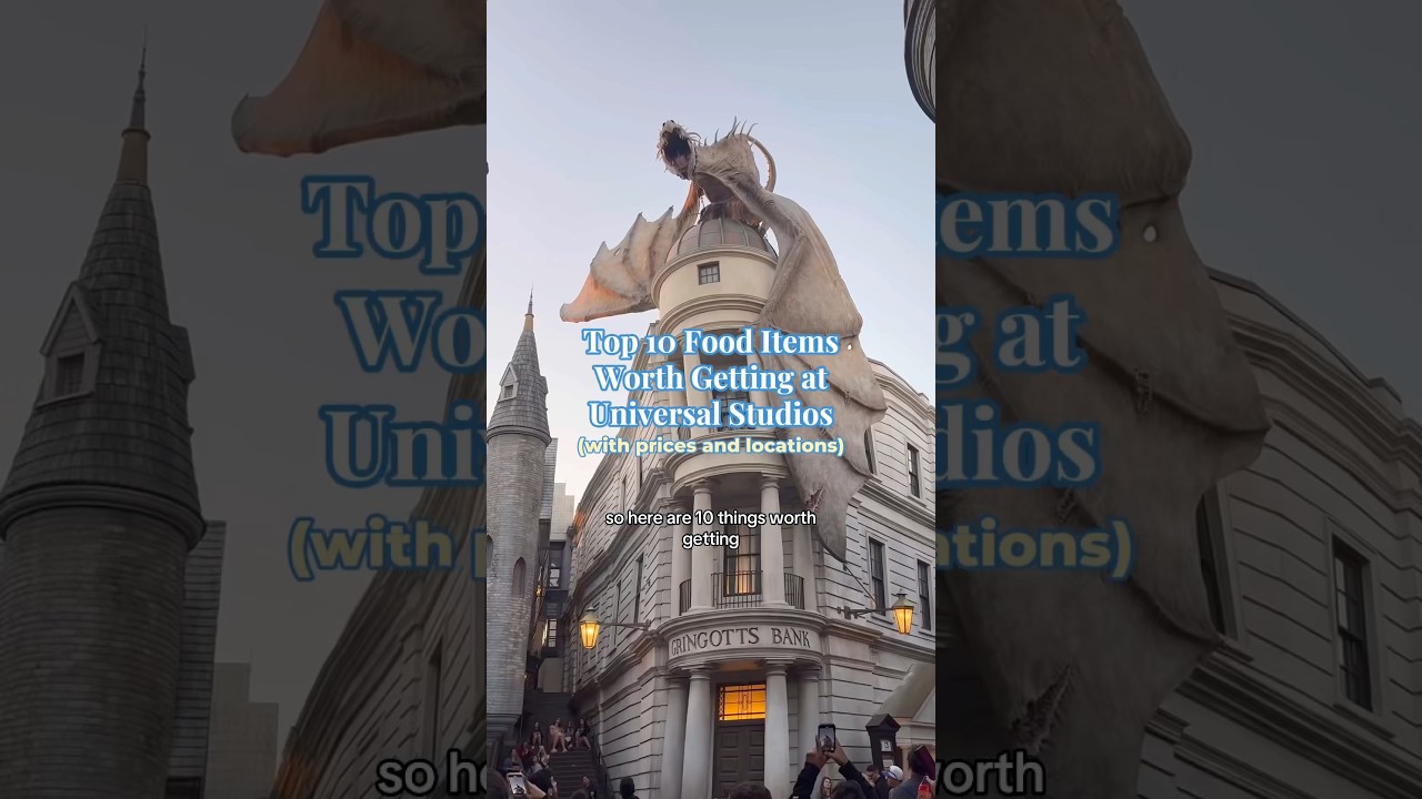 Top 10 Must-Try Foods at Universal Studios 🍕