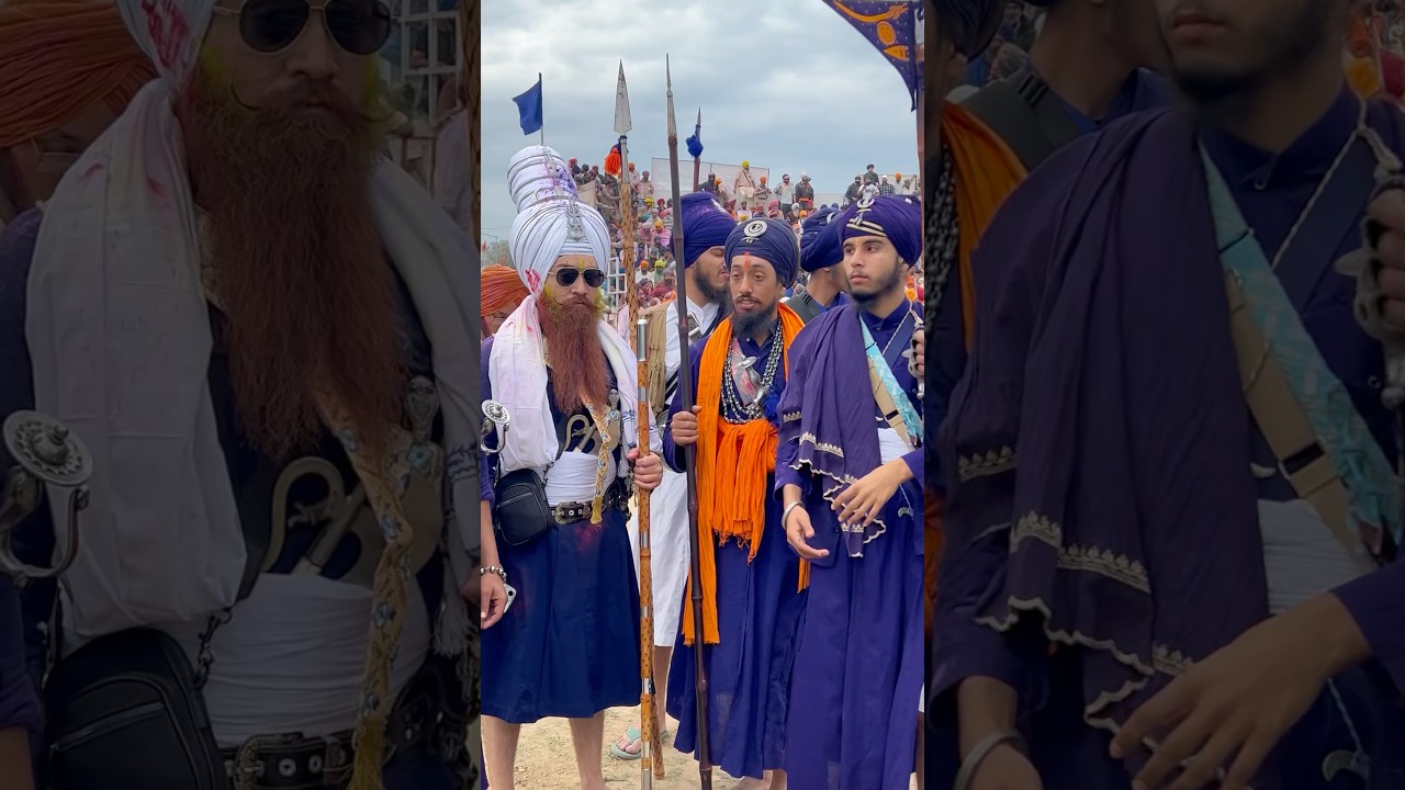 Nihang Singh at Holamohalla Mela in Punjab ✨