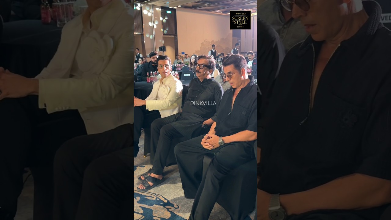 Star Power at PSSI 2025: Akshay Kumar, Priyadarshan & Karan Johar Make a Grand Entrance 🎬