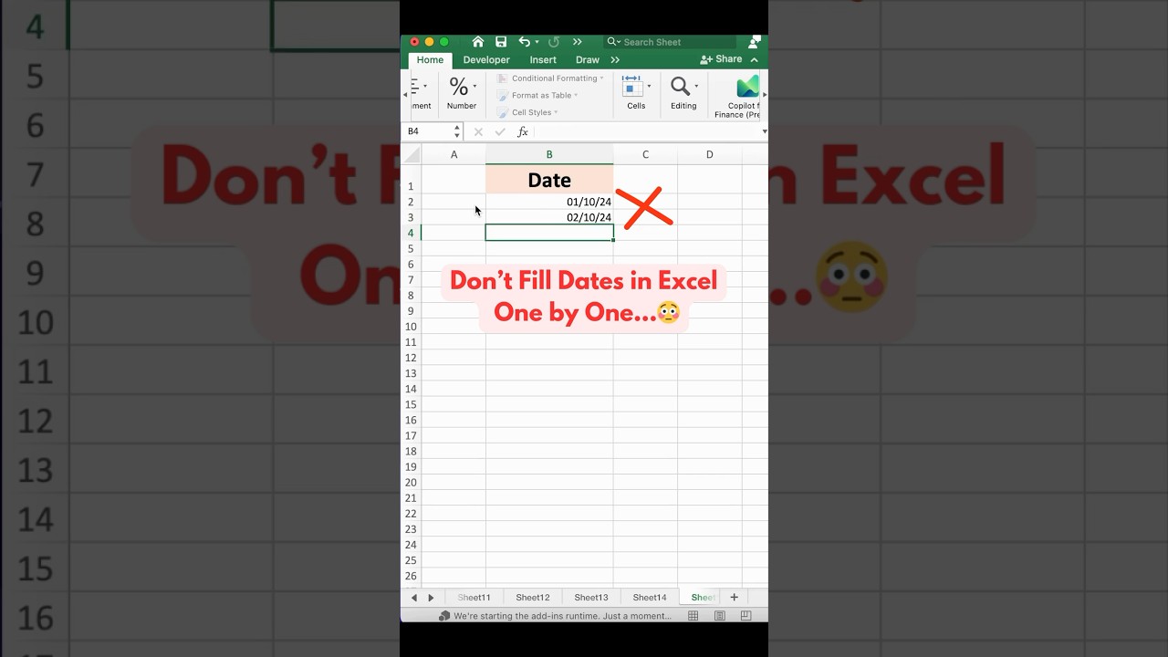 Automatically Insert Dates in Excel in Seconds! 📅