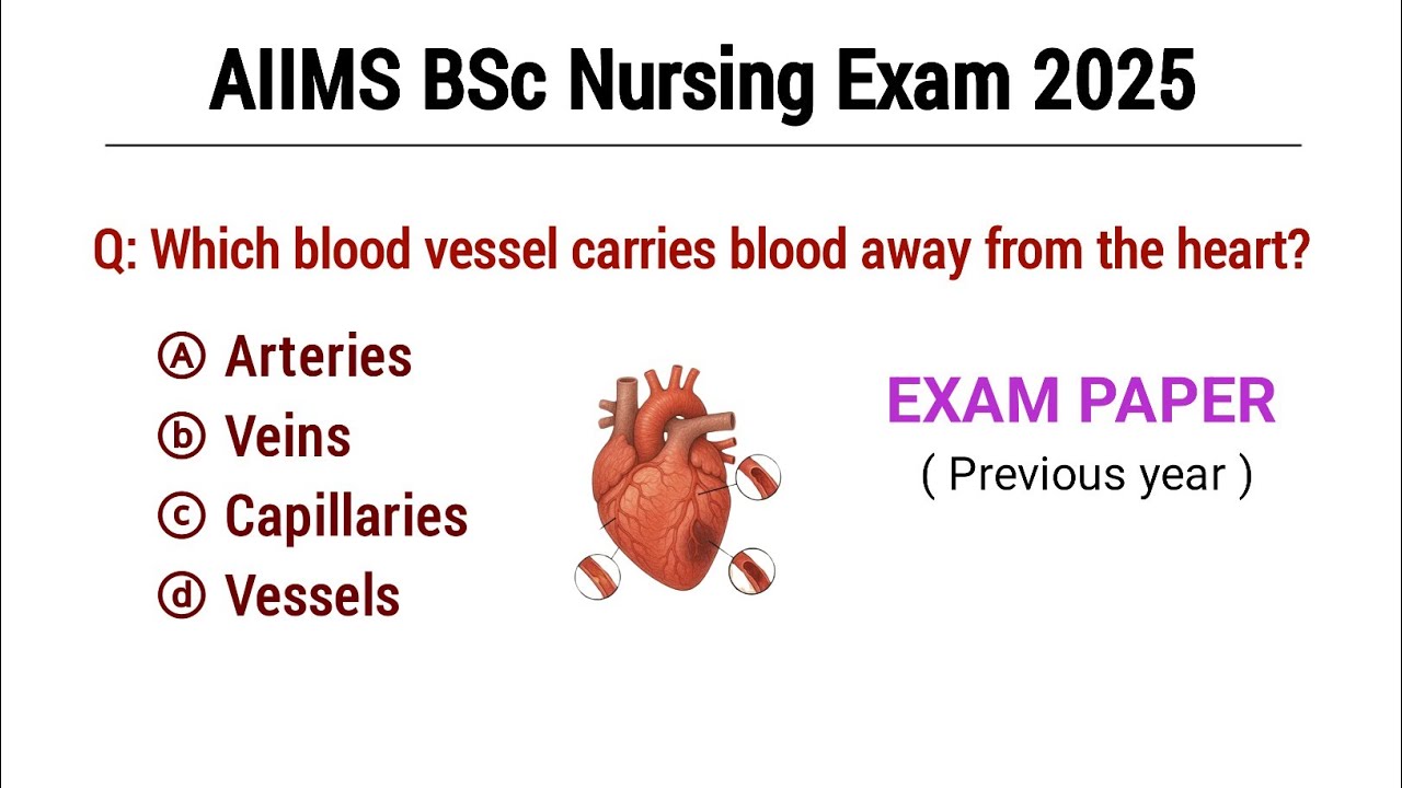 aiims bsc nursing previous year paper | Bsc nursing entrance exam 2025 | bsc nursing model paper